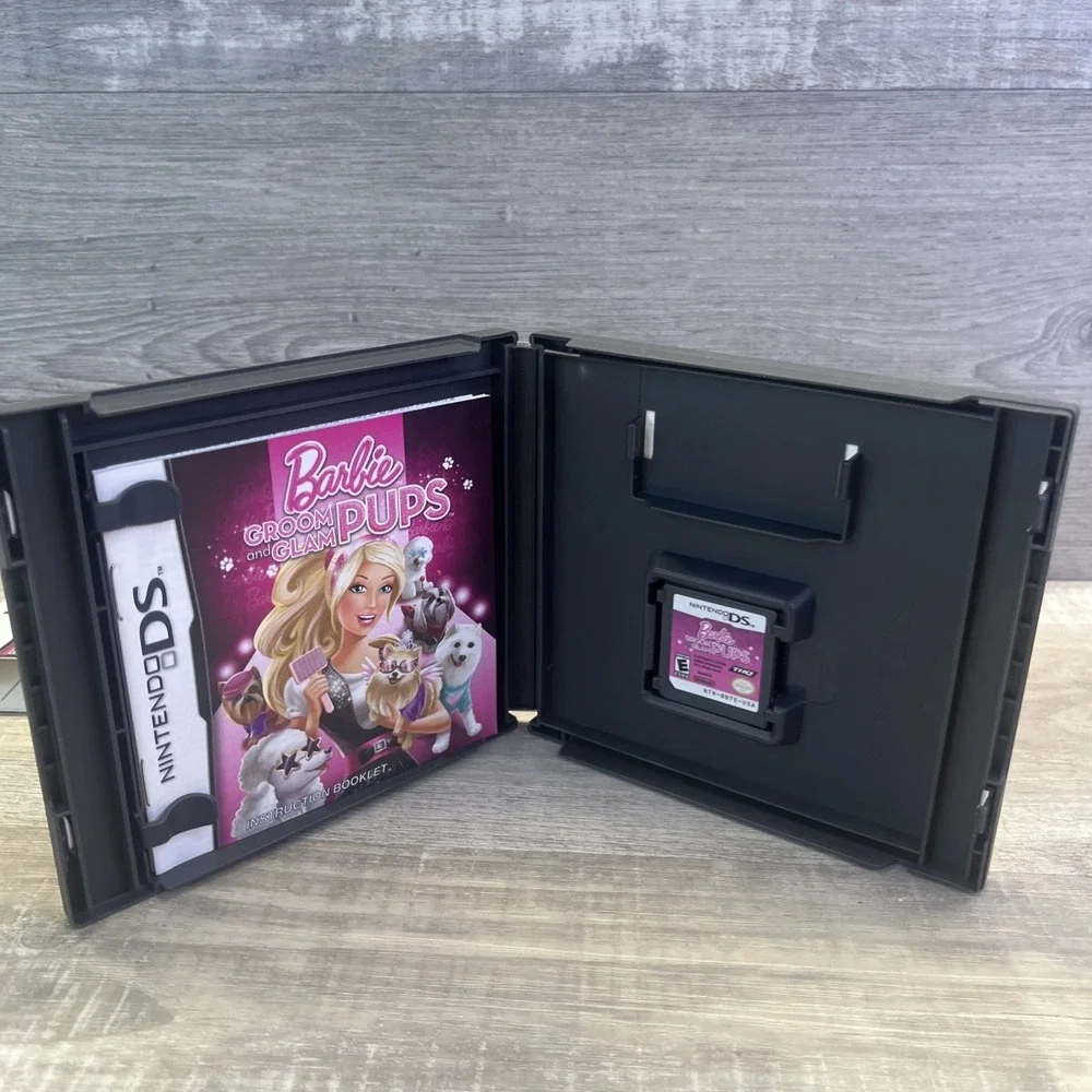 Barbie: Groom and Glam Pups (Nintendo DS, 2010) Dogs Puppies Fancy
